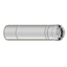 Дымоход концентрический (труба коаксиальная), длина 1 м, диаметры 60/100 мм, соединение CONNEXT® X3, Al внутренняя, Рр наружная