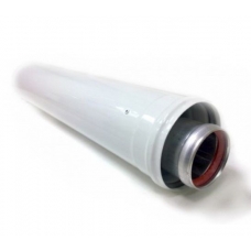 Дымоход коаксиальный (труба удлинительная), длина 1 м, диаметры 60/100 мм