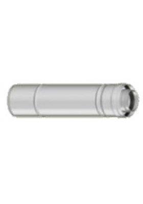 Дымоход концентрический (труба коаксиальная), длина 0,5 м, диаметры 60/100 мм, соединение CONNEXT® X3, Al внутренняя, Рр наружная